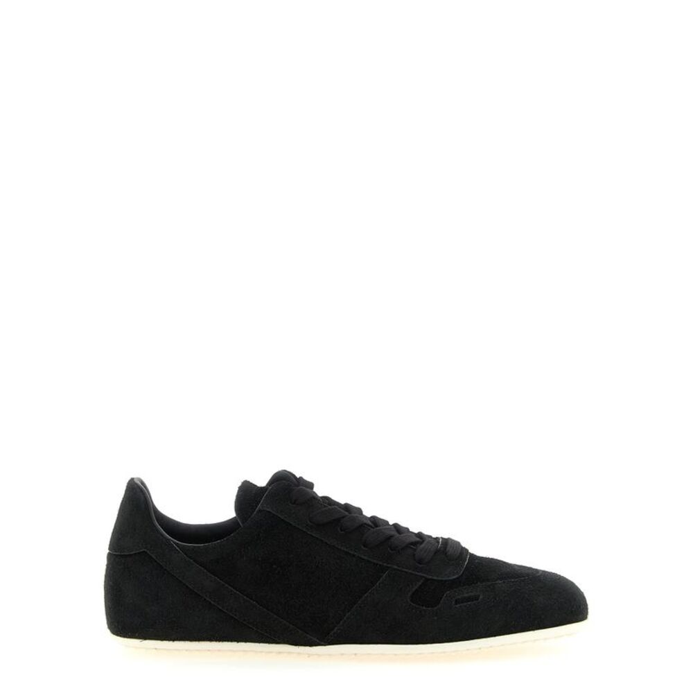Rick Owens Bicolor Calfskin Low Top Men's Sneakers